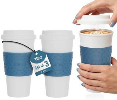 Copco Acadia Double Wall Insulated Travel Mug Set of 3 BPA Free