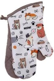 IH Casa Decor Oven Mitts 2 Pcs Dog & Cat - Set of 2