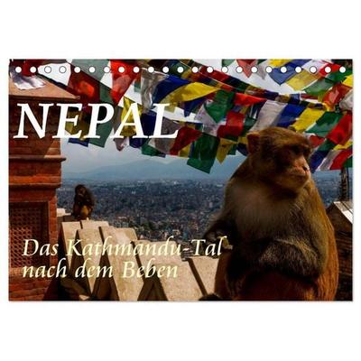 Nepal-Das Kathmandu-Tal nach dem Beben (Tischkalender 2026 DIN A5 quer), CALVENDO Monatskalender