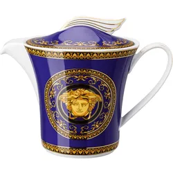 Rosenthal Versace Ikarus Medusa blau Teekanne 6 P.
