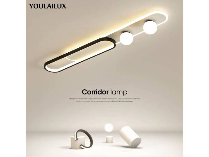 Plafond moderne à LEDs lumière salon chambre cuisine éclairage intérieur lampe ovale sphérique famille LED créatif Simple plafonnier