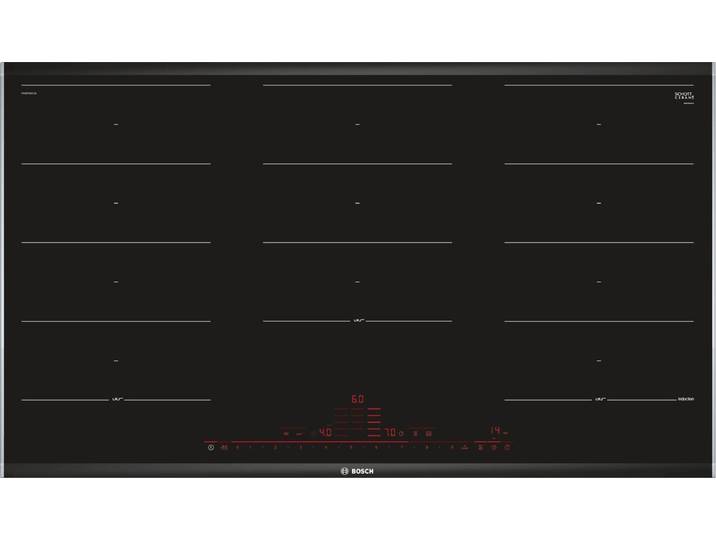 Bosch PXX975DC1E - Serie 8 - Inbouw Inductiekookplaat - 90cm - PerfectFry: aanbranden behoort tot het verleden - FlexInduction maakt het mogelijk om twee zones te combineren tot één