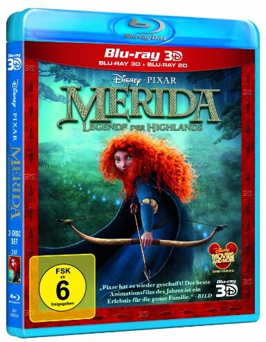 Brenda Chapman - Merida - Legende der Highlands (+ Blu-ray 2D) [Blu-ray 3D] - Preis vom 08.10.2026 07:26:42 h