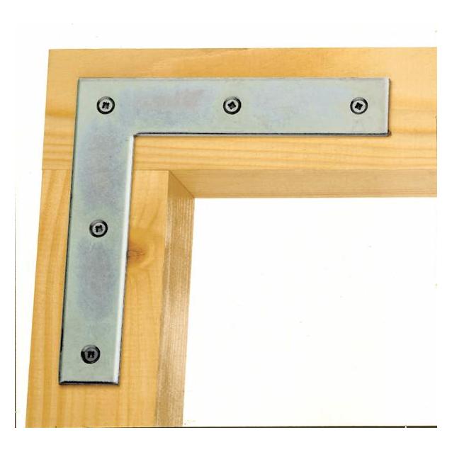 Alberts Eckwinkel quadratisch 160 x 160 x 30 mm, sendzimirverzinkt, 1 Stck (Eckwinkel, Winkelverbinder, 1 Stk.) (33290 7)