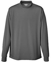 Augusta Sportswear 797 Athletic Wicking Mock Turtleneck T-Shirt in Black size 3XL   Polyester