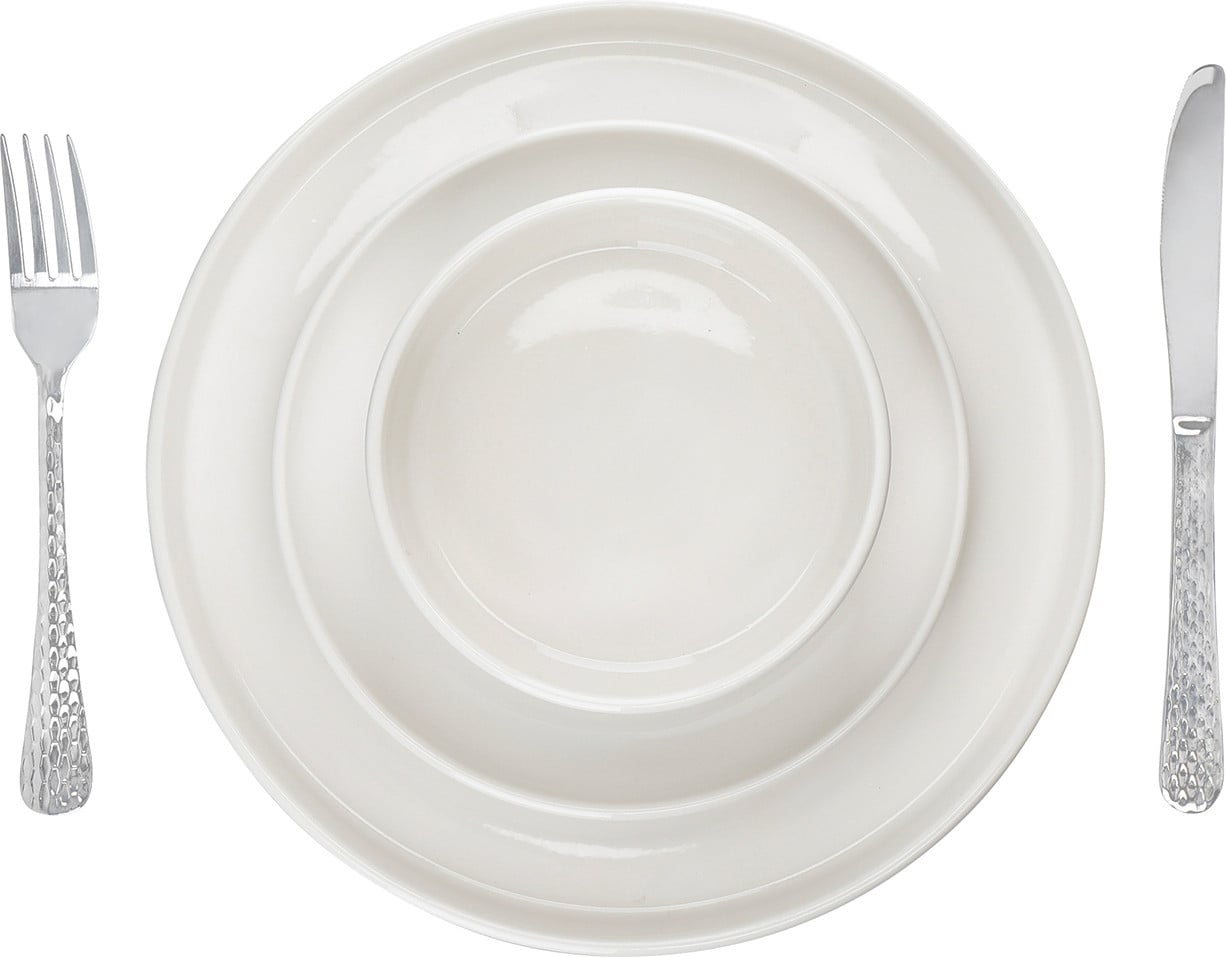 Mikasa Camberlie Servies Set 12-delig Wit Porselein Scandinavische Stijl