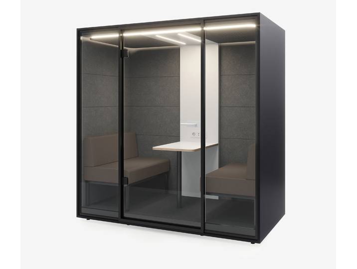 Meetingbox Quattro Anthrazit Weiß Hellgrau Kaffee Standard Schwarz