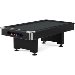 Automaten Hoffmann Billardtisch Billardtisch Club Pro III in Schwarz (254 x 127 cm)