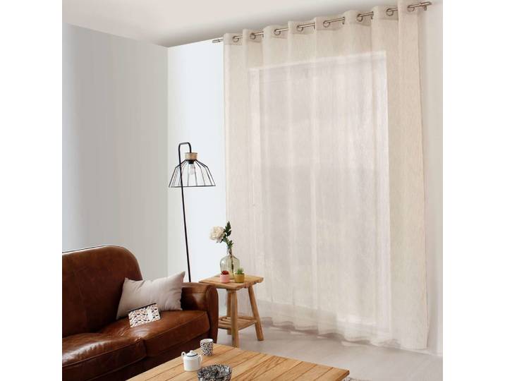Voilage grande largeur écru 300 x 240 cm