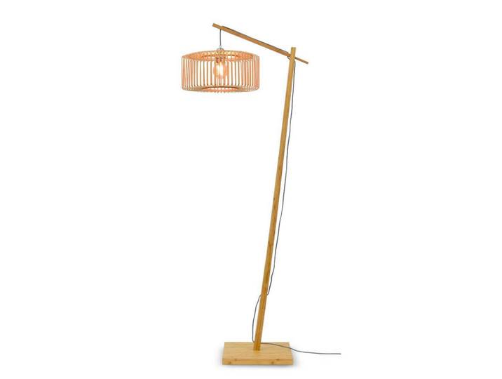 Good & Mojo Stehleuchte GOOD\u0026MOJO, Naturfarben, Holz, Bambus, 40x176 cm, LED-Leuchtmittel austauschbar, Lampen & Leuchten, Innenbeleuchtung, Stehlampen, Stehlampen