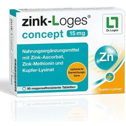 Zink-Loges Concept 15mg 90 ST