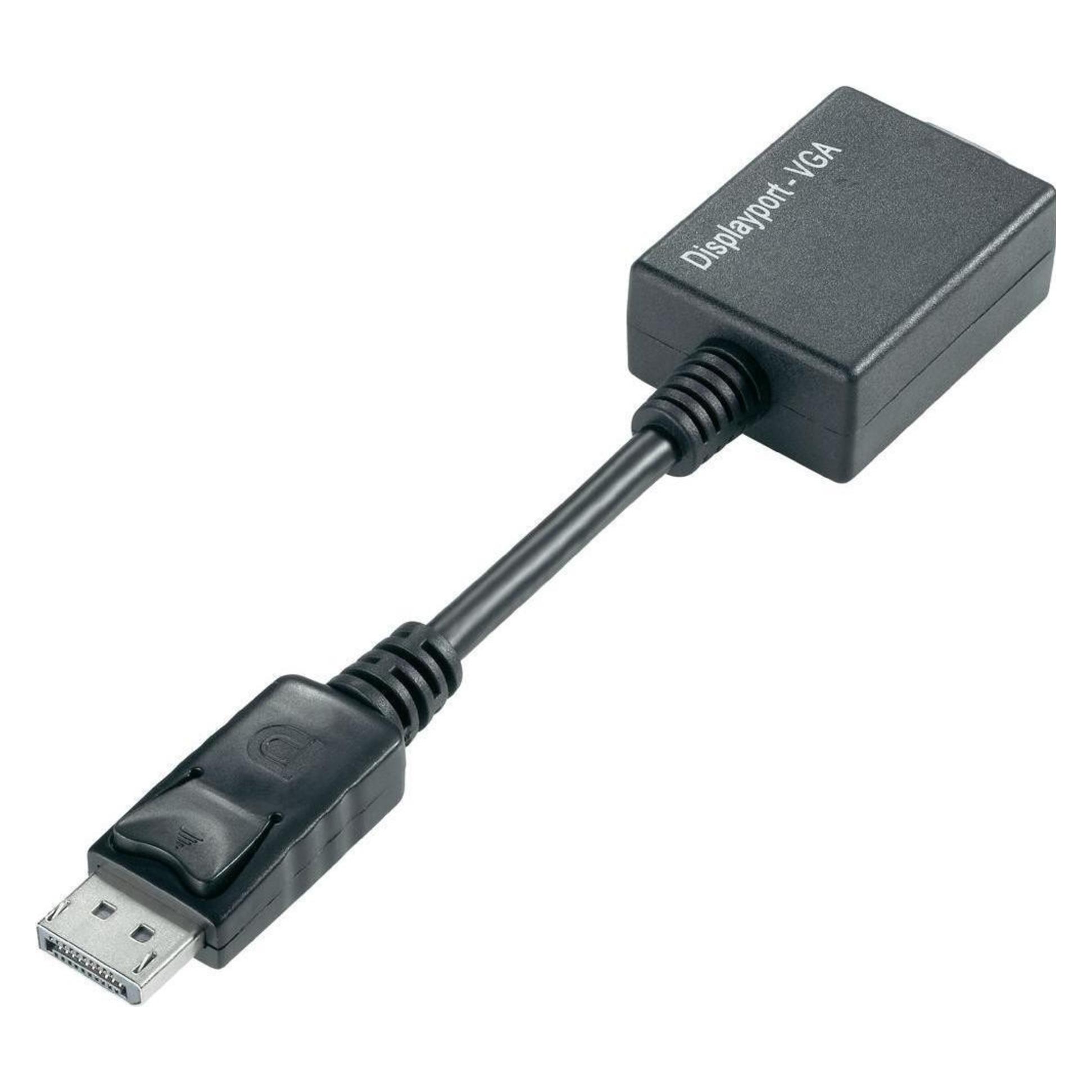 Techly Adapter DisplayPort Stecker auf VGA Buchse (IADAP-DSP-250)