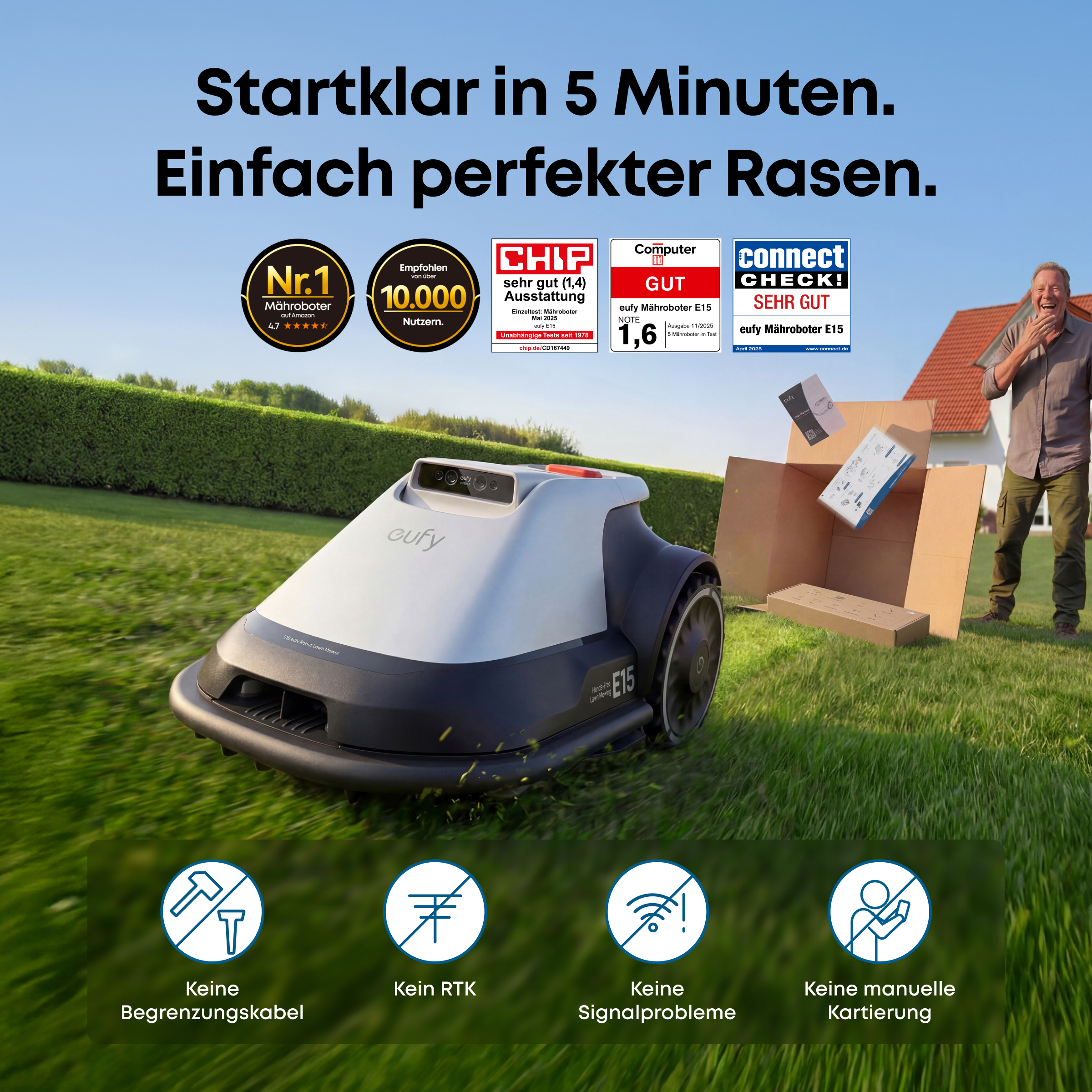 Anker eufy Mähroboter E15