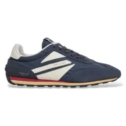 Pepe Jeans für Herren. PMS400051 Jason Street Sneaker marineblau (43), Stoff, Wohnung, Schnürsenkel, Lässig