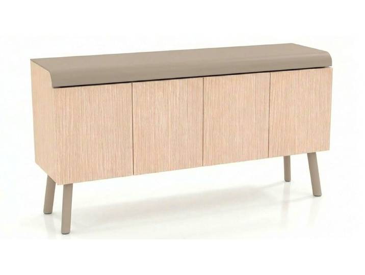 JVmoebel Sideboard Sideboard Holz Beige Moderne Wohnzimmermöbel hochwertige Möbel
