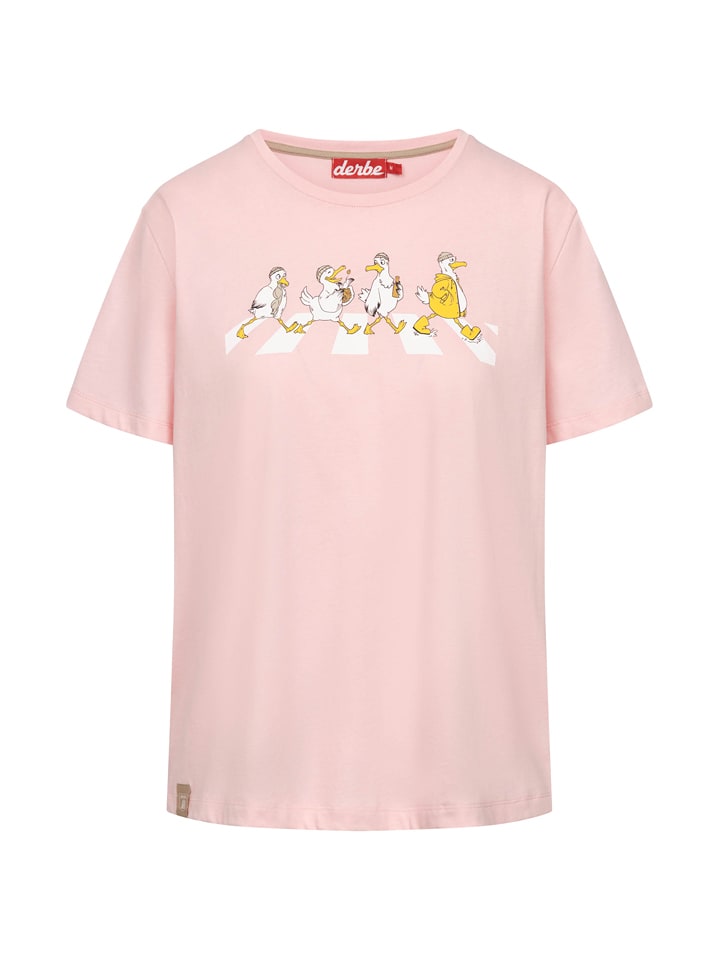 Derbe Shirt in Rosa - L