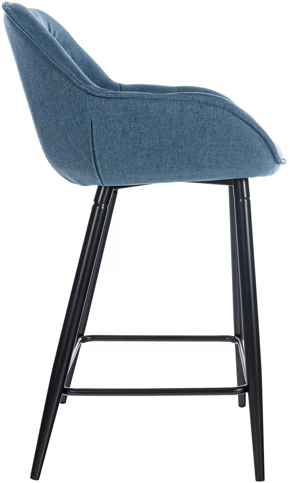 And OutdoorMatch Luxe barkruk Lexi - Grijs - Met rugleuning en voetsteun