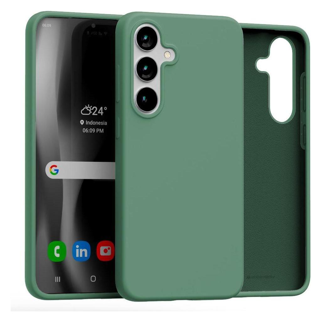 Mercury Silicone Sam S25+ S936 zielony /green (Samsung Galaxy S25+) (57239586)