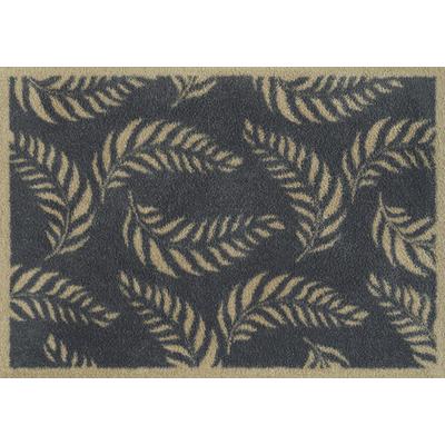 Fußmatte TURTLE MAT "Leaf Scroll", bunt, B:60cm H:9mm L:85cm, Baumwolle, Teppiche, Fußmatte