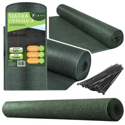 Schattennetz für Zäune, Zaunabdecknetz, Grün, 1,5 m, 50 m, 140 g/m2