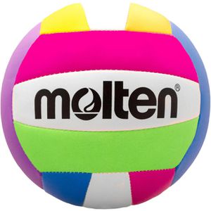 Molten Beachvolleyball MS500-NEON, Größe 5, bunt, 280 Gramm, Freizeitball