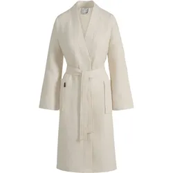 Vandyck Kimono Bademantel Biarritz Waffelpiqué cream tan XL