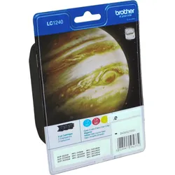 3 Brother Tinten LC-1240RBWBPDR Multipack CMY