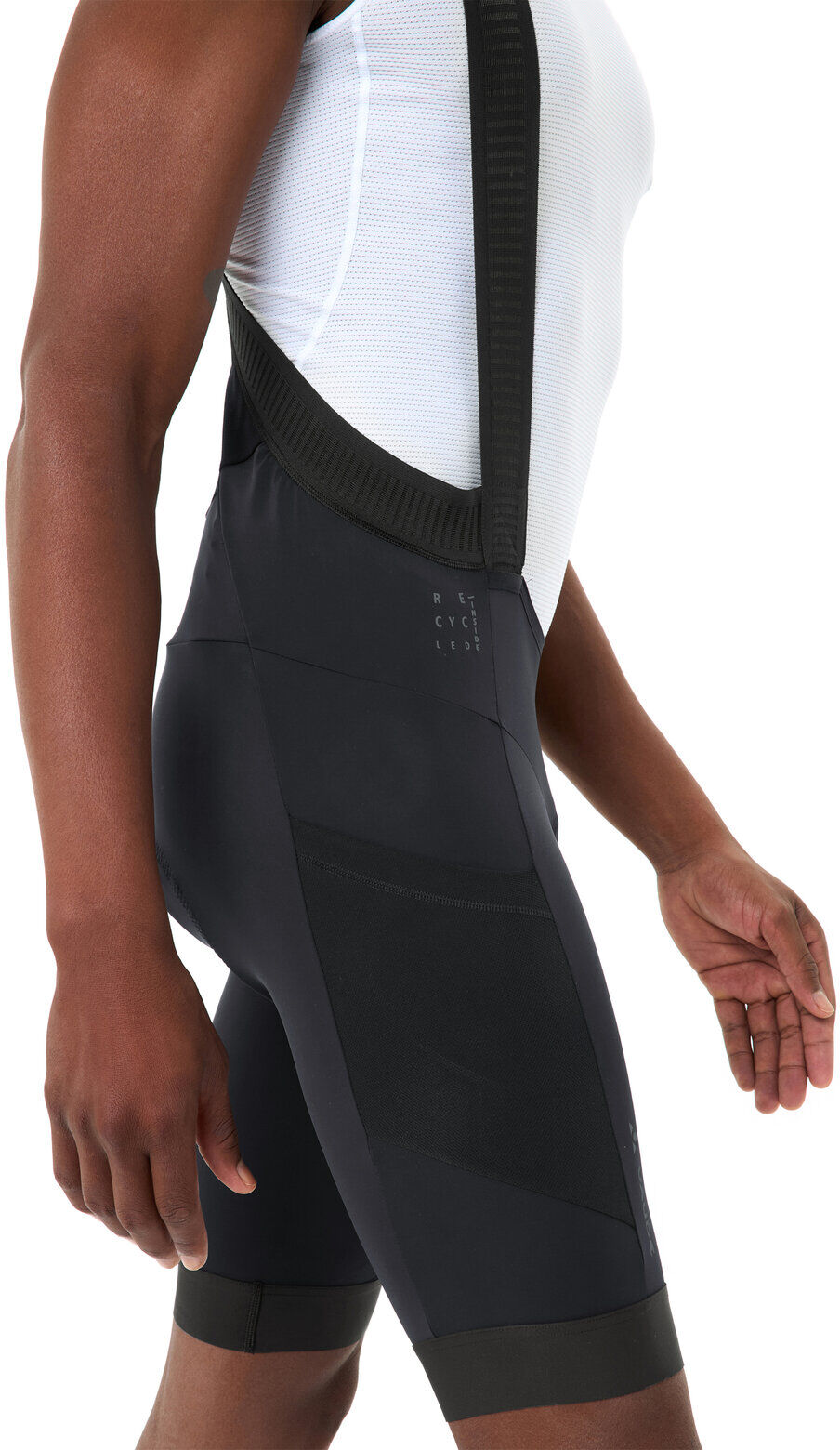 Fahrradhose VAUDE "Men's Kuro Bib Tights II", Herren, Gr. M, N-Gr, schwarz (schwarz uni), Obermaterial: 78% Polyamid, 22% Elasthan, Hosen Fahrradhose, für Radsport, für intensive Radtouren, sportlicher Stil schwarz uni M, N-Gr