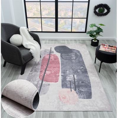 Outdoorteppich "Dylan, LAGERRÄUMUNG", bunt (grau,bunt), B:160cm H:10mm L:230cm, Polyester, MYFLAIR MÖBEL & ACCESSOIRES, Teppiche, Outdoorteppich, bedruckt, modernes Design, In- & Outdoor geeignet, waschbar
