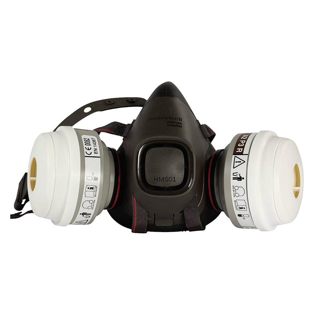 North HM501 HM50055PSS Atemschutz Halbmasken-Set A2P3 R (A2P3 R, 1x) (HM50055PSS)