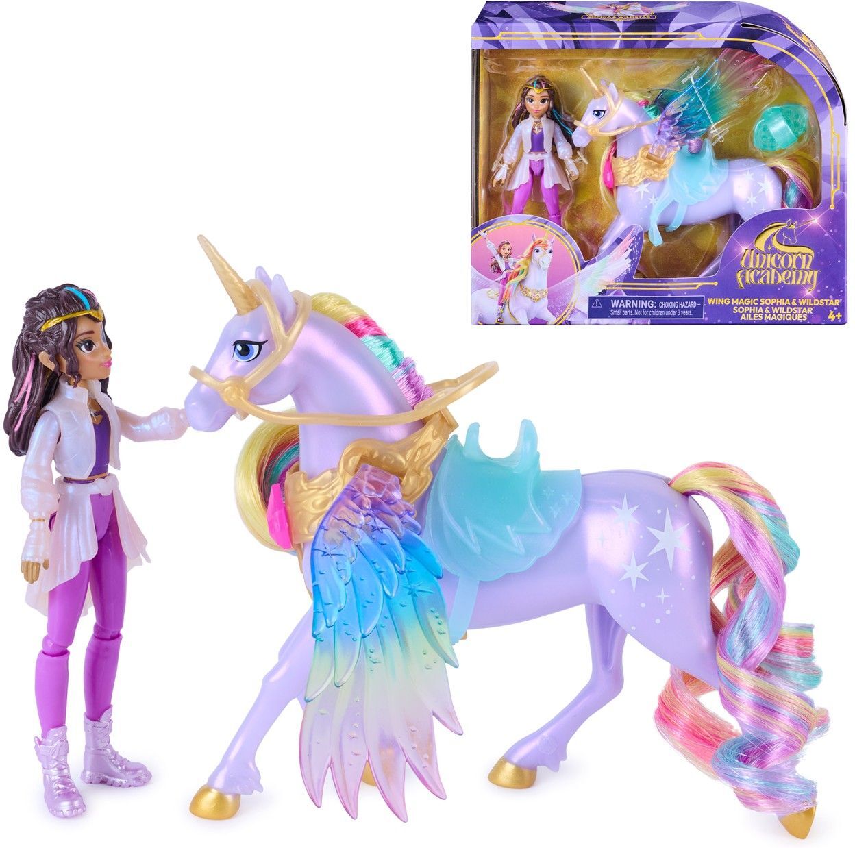 Spin Master Unicorn Academy: Wing Magic Sophia & Wildstar Figures (20156167)