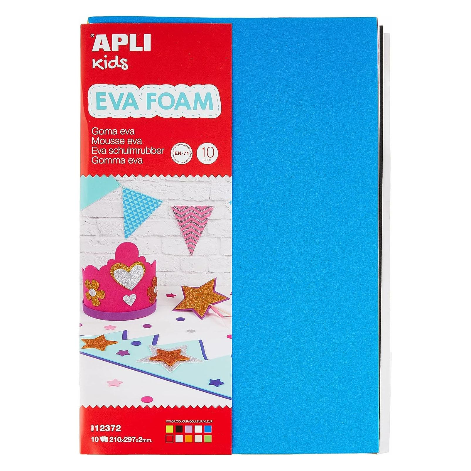 Agipa Moosgummi, 300 x 200 mm, Inhalt: 10 Blatt (12372)