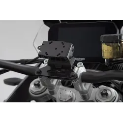 SW-Motech Navi-Halter am Lenker - Schwarz. Honda / Suzuki / Triumph-Modelle.
