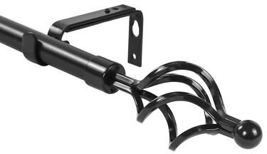 Urbanest 1-inch Diameter Birdcage Adjustable Single Drapery Curtain Rod