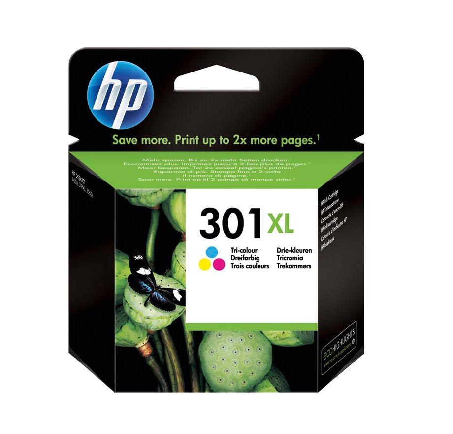 HP Inc. HP Original 301XL Druckerpatrone - cyan, magenta, gelb (CH564EE) CH564EE#UUS