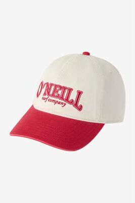 O'Neill s Surf Co Dad Hat in Lifeguard Red, Twill