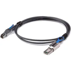 HPE HP 2m ext Mini-SAS (SFF-8088) HD-Mini-SAS (SFF-8643), Server Zubehör, Schwarz