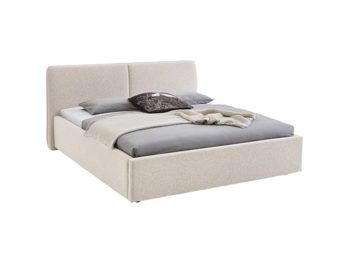 Stylife Polsterbett, Beige, Holz, Eukalyptusholz, massiv, 160x200 cm, Reach, Stoffauswahl, in verschiedenen Größen erhältlich, Schlafzimmer, Betten, Polsterbetten
