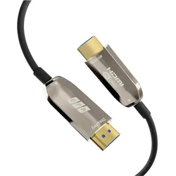 EFB Elektronik HDMI — HDMI (10 m), Videokabel, Silber, Schwarz