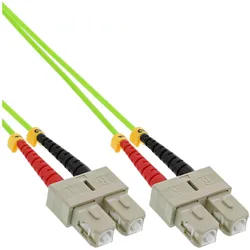 InLine LWL Duplex Kabel SC/SC 50/125um OM5 7.5m (7.50 m), Netzwerkkabel