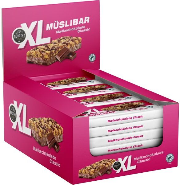 Nordthy Xl Müsli Bar Classic Mælkechokolade 50 G
