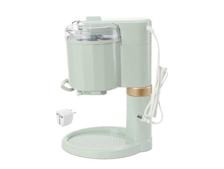 Cozyel Soft Serve Ice Cream Machine, Heimathäuser Küche Automatisch Mini -Frucht -Soft -Serve, Mini-Eismaschinen, 1L Softeismaschine, vollautomatische Eiswaffelmaschine, einfacher One Push -Betrieb