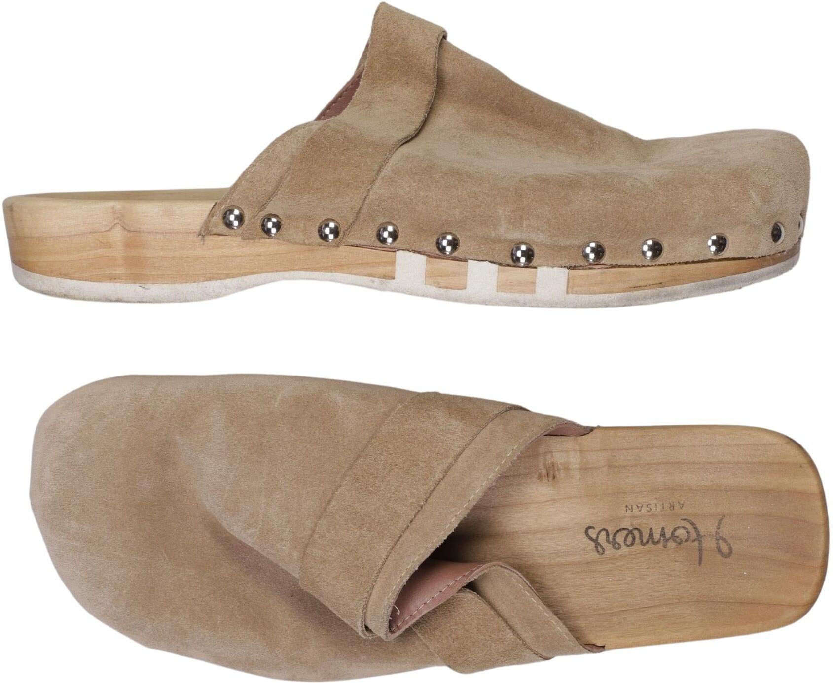 Homers Damen Sandalen, Beige, Gr. EU 41, kein / Etikett - Second Hand