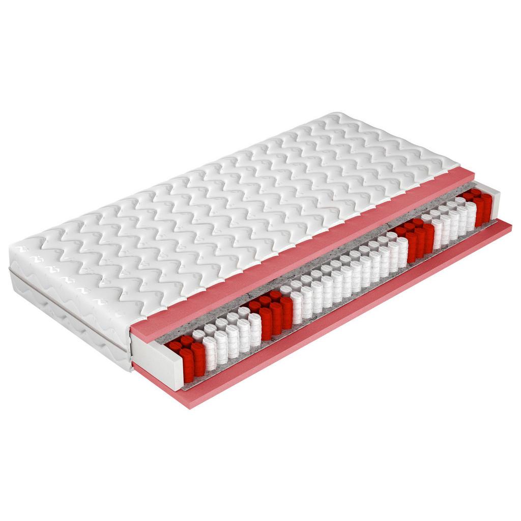 Taschenfederkernmatratze , Textil , H2 , 120x200 cm , Bezug abnehmbar/waschbar, wendbar, optimale Belüftung, alternative Grössen erhältlich , Schlafzimmer, Matratzen, Matratzen