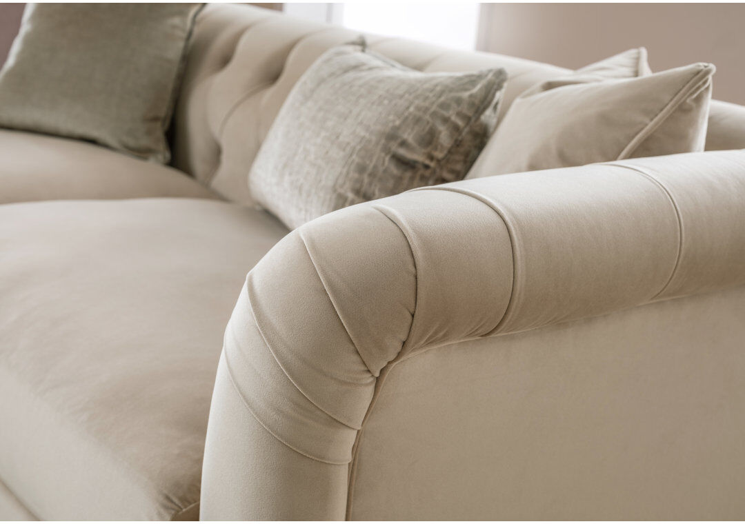 Rosdorf Park Noelia Morelia Large Sofa Putty 3