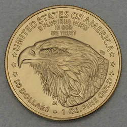 Goldmünze 1oz "American Eagle" 2021 Type 2 - neues Design (USA)