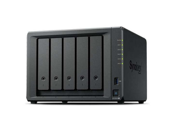 Synology DiskStation DS1525+, NAS, Ryzen Embedded, V1500B, 8 Go, DDR4, 0 To