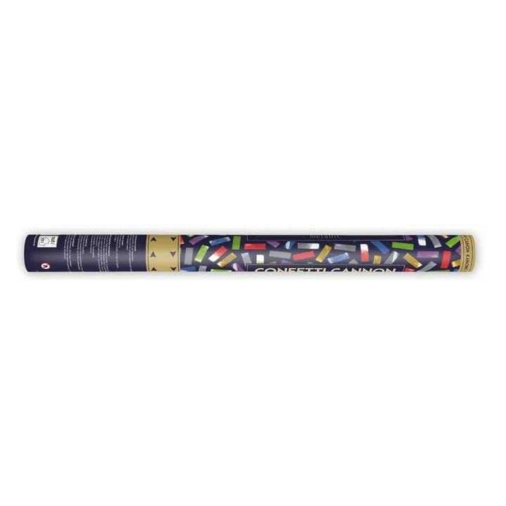 Partydeco Confetti cannon, mix, 60cm (1 pkt / 1 pc.) (1 Stk.) (PDTUKM60000)