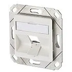 METZ Datenanschlussdose leer reinweiss für 1xE-DATModul Cat.6A 8(8)UPk