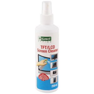 D.RECT Bildschirmreiniger TFT/LCD, Displayreiniger, ohne Alkohol, Spray 250 ml